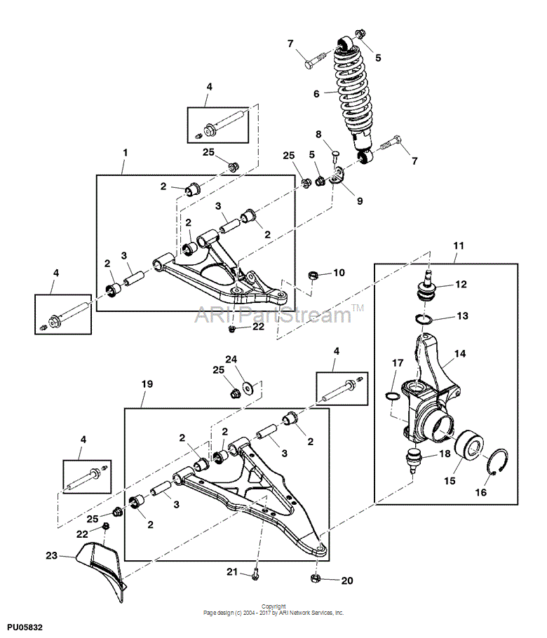 AM138400 Ball Joint for JOHN DEERE