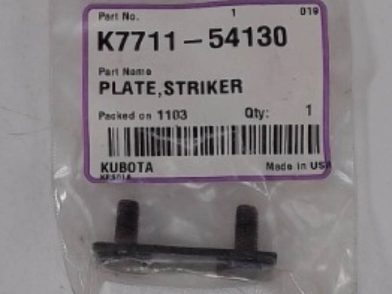 K7711-54130 Plate, Bolt for KUBOTA