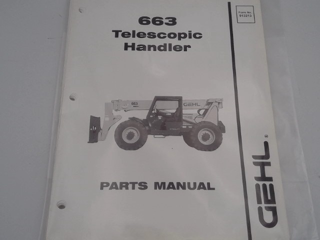 913213 Manual for GEHL MANITOU