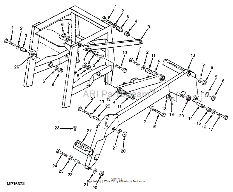 MG9846562 Bsh for JOHN DEERE