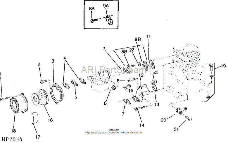 AM33649 Bolt for JOHN DEERE