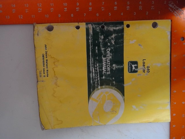 OMW40664 Manual for JOHN DEERE