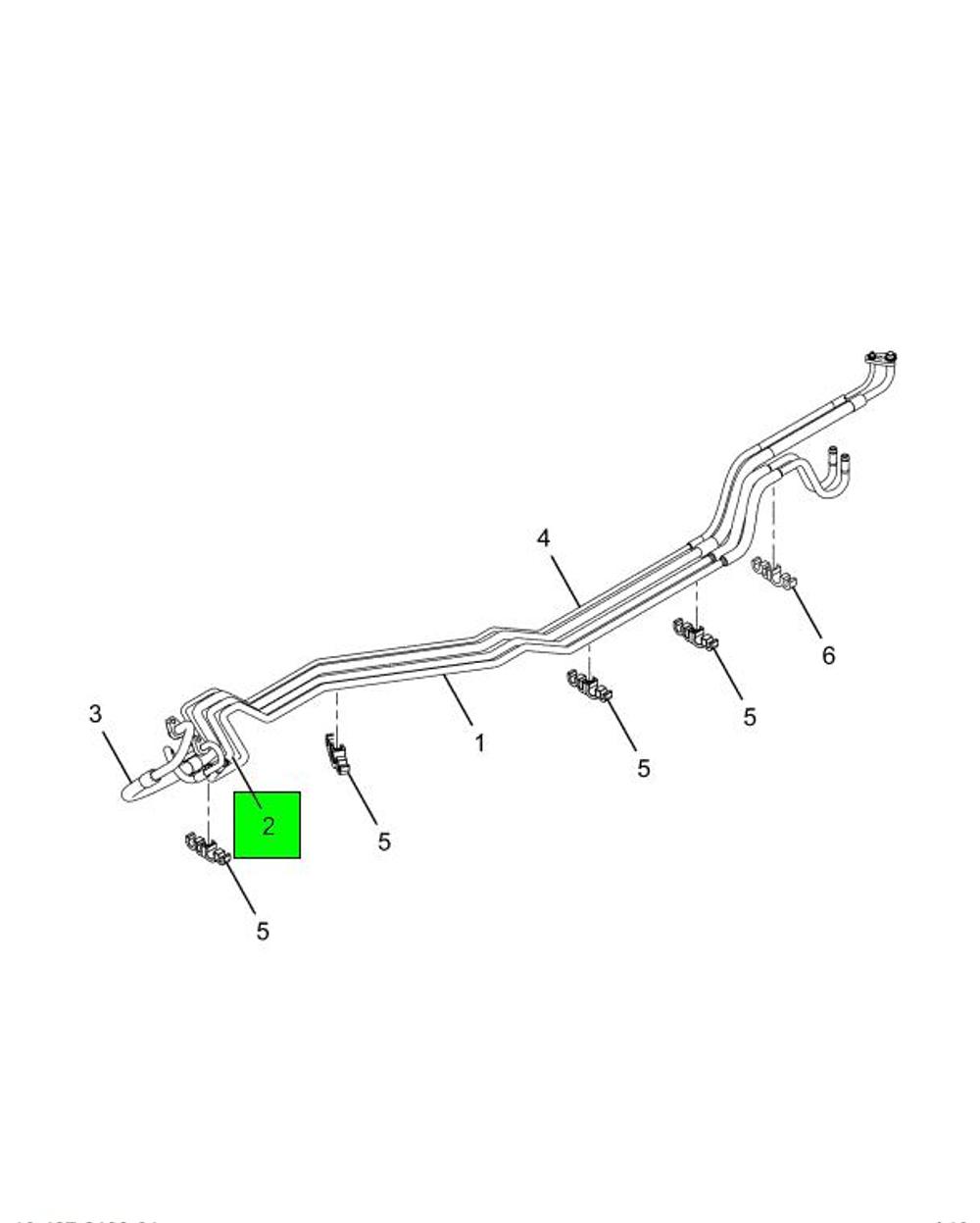 4088745C1 Hose, Heater, Assembly- Return Sht Sleeper Hrzn