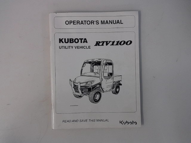 K7721-71215 Operators Manua for KUBOTA