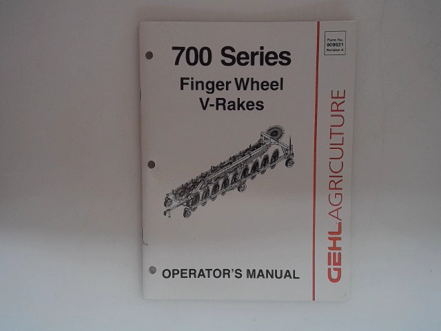 909921 Op Man for GEHL MANITOU