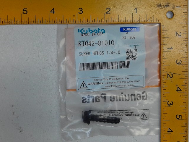 K1042-81010 Screw for KUBOTA