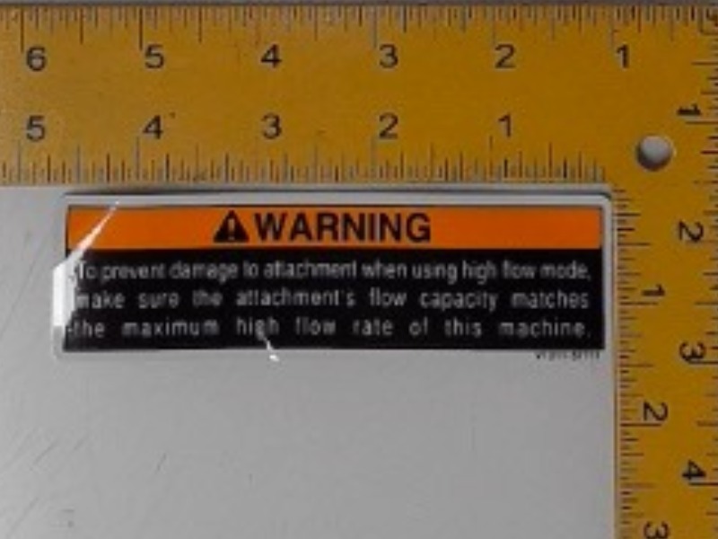 V1311-57712 Decal for KUBOTA