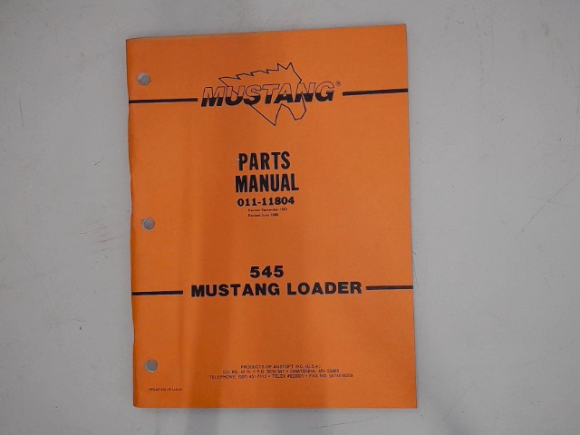 011-11804 Manual for GEHL MANITOU