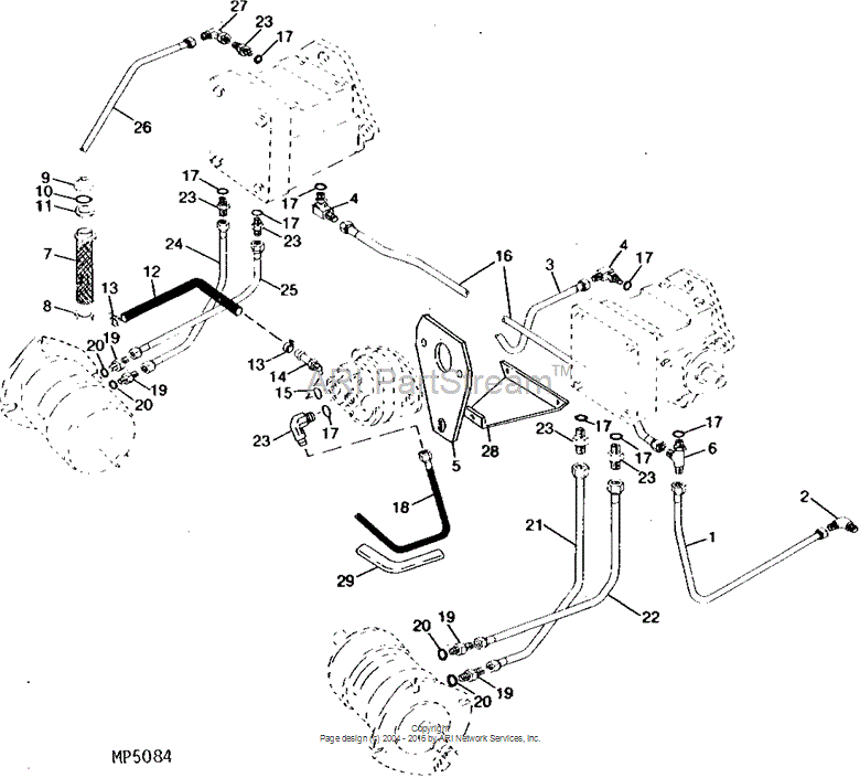 MG858068 Pump Mount for JOHN DEERE