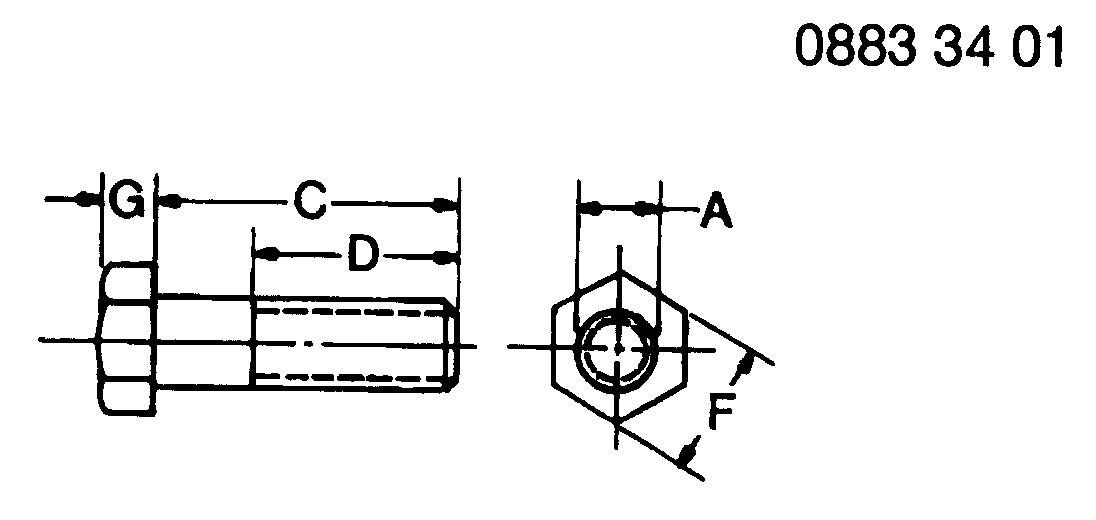 03M7139 JOHN DEERE Bolt
