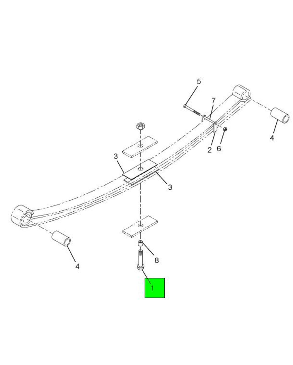 111140R1 Bolt for NAVISTAR