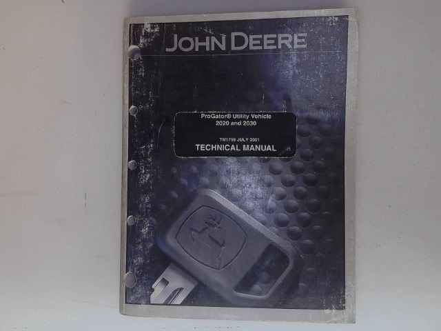 TM1759 Technical Manua for JOHN DEERE