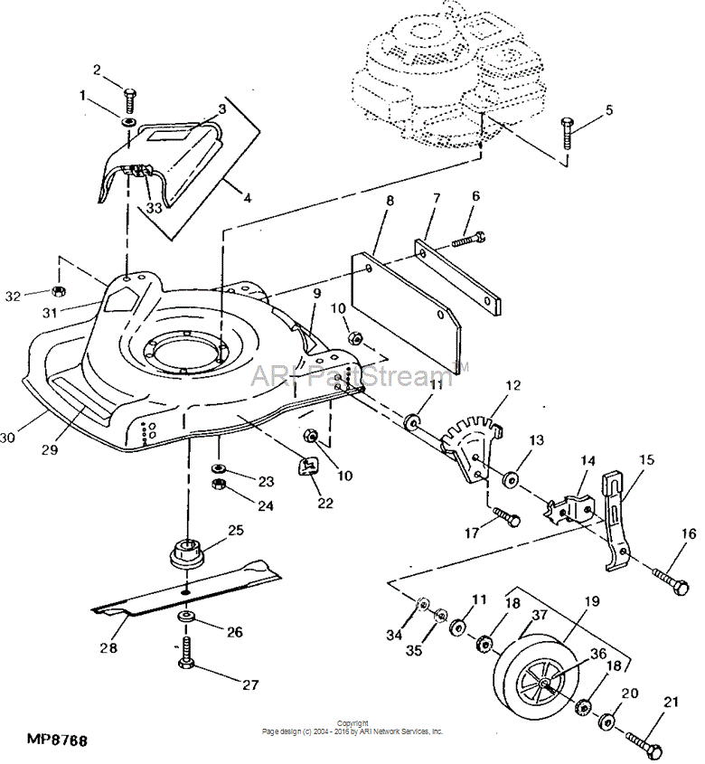 PT6959 Lever for JOHN DEERE