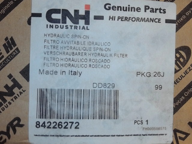 84226272 Hydraulic Filter