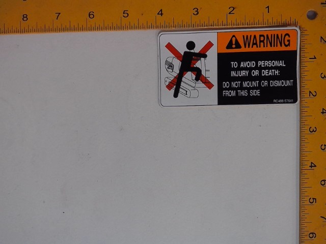RC488-57640 Decal for KUBOTA