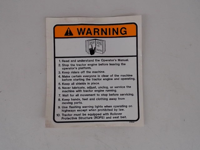 N17804 Decal for AGCO