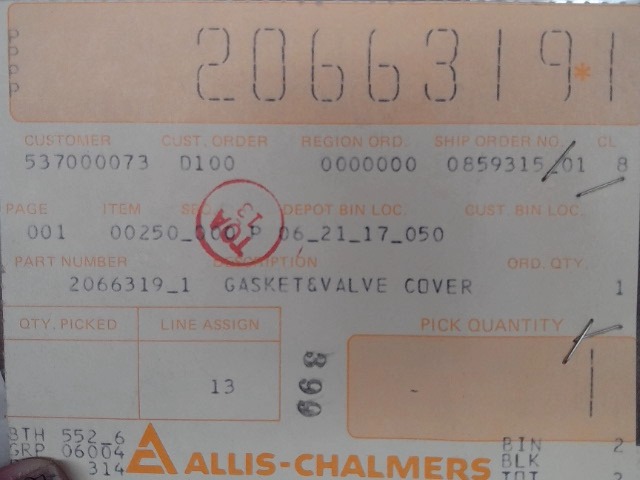 72066319 Gskt for AGCO