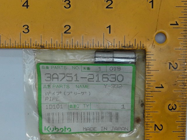 3A751-21630 Pipe for KUBOTA