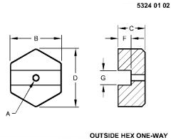 E45531 Orifice for JOHN DEERE