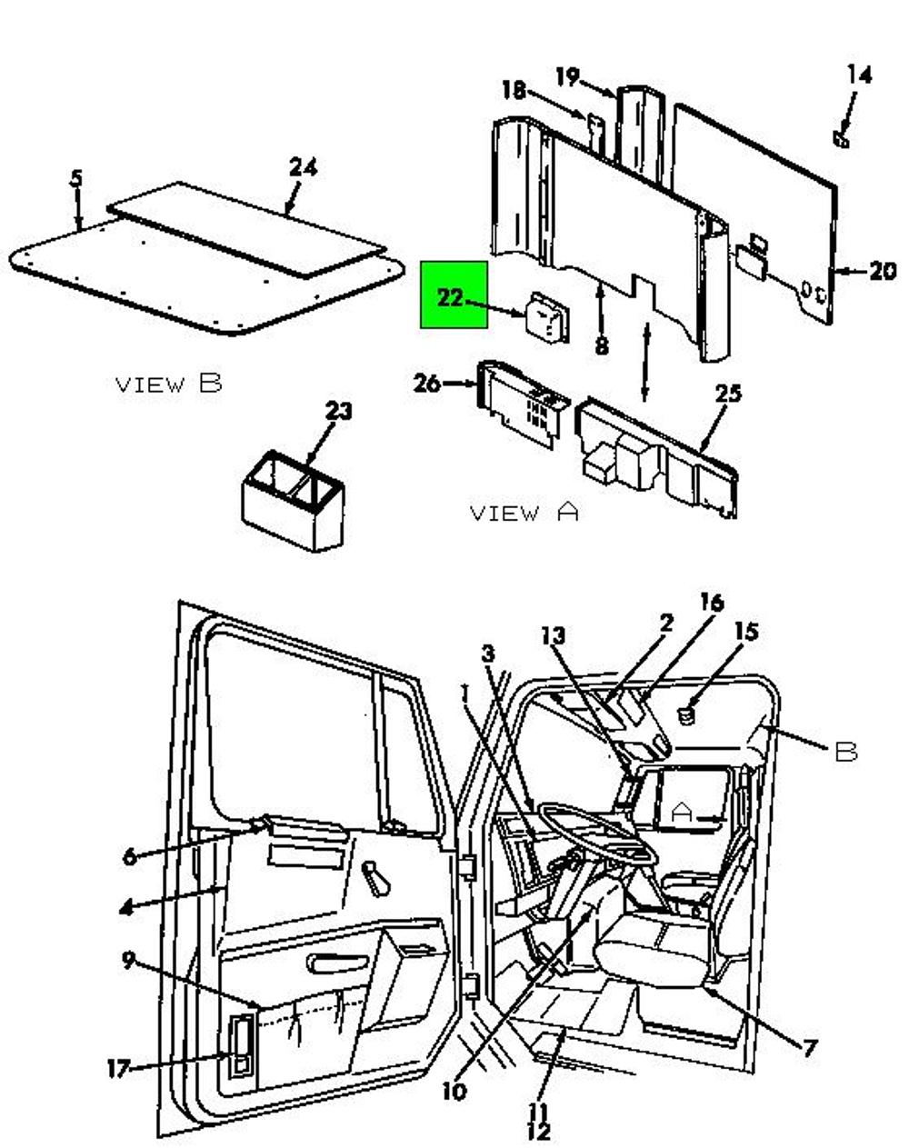 1661869C2 Cover for NAVISTAR