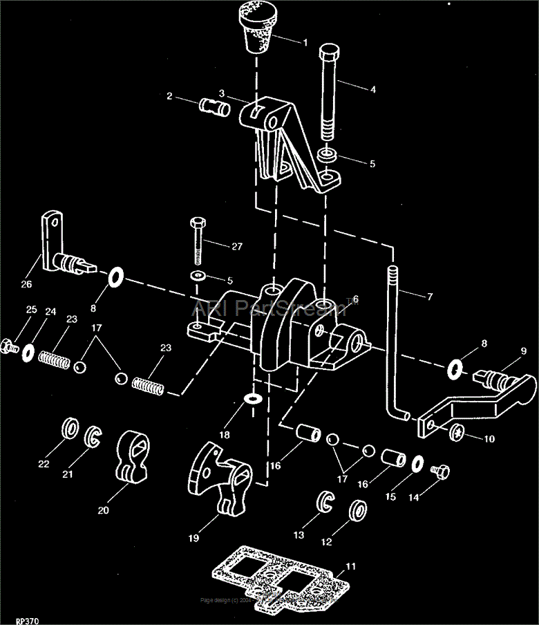 L33318 Lever for JOHN DEERE