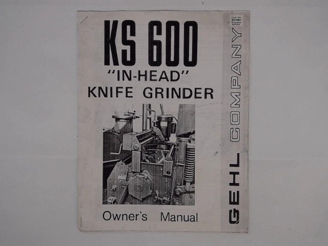 901081 Manual for GEHL MANITOU