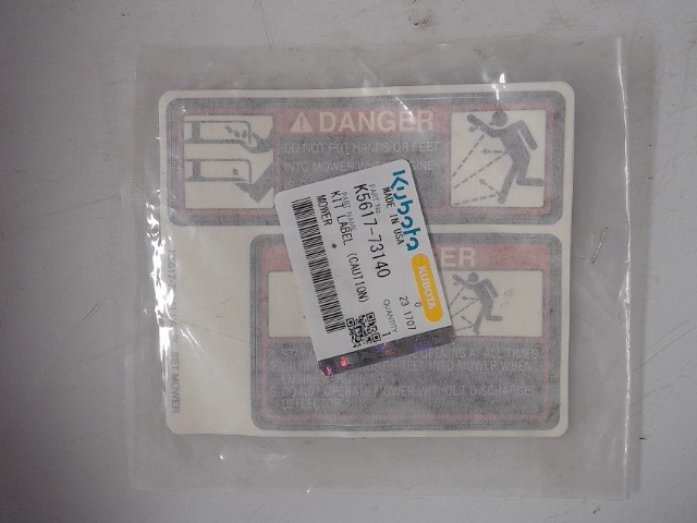 K5617-73140 Decal for KUBOTA