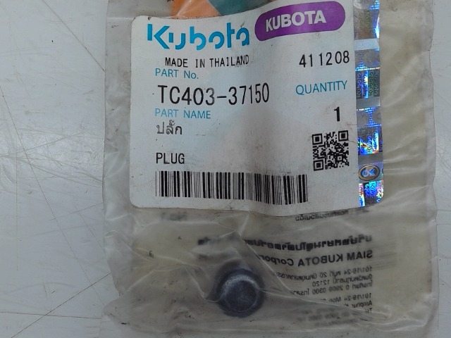 TC403-37150 Plug for KUBOTA