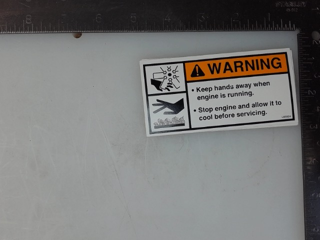 L65924 Decal for GEHL MANITOU