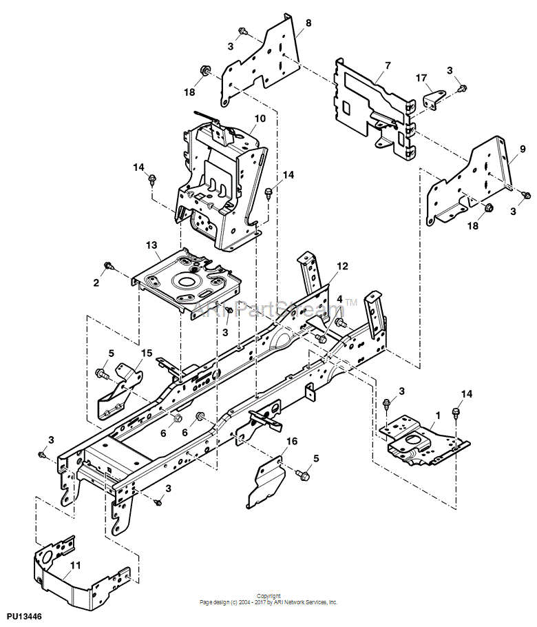 M156814 Plate for JOHN DEERE