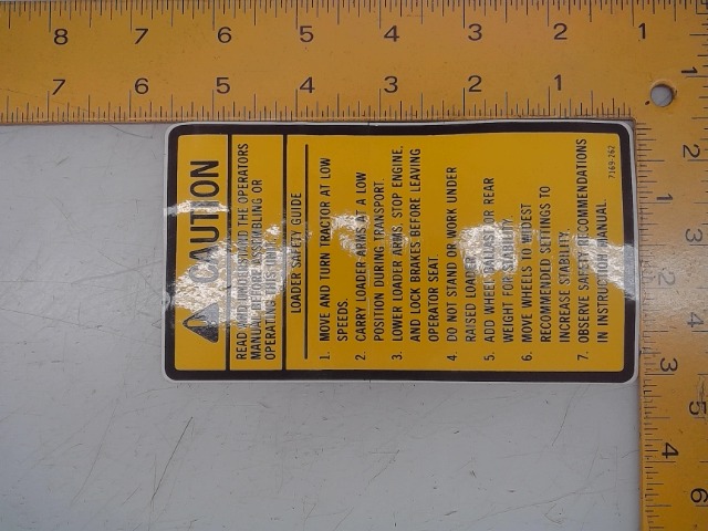 7169-262 Decal for AGCO