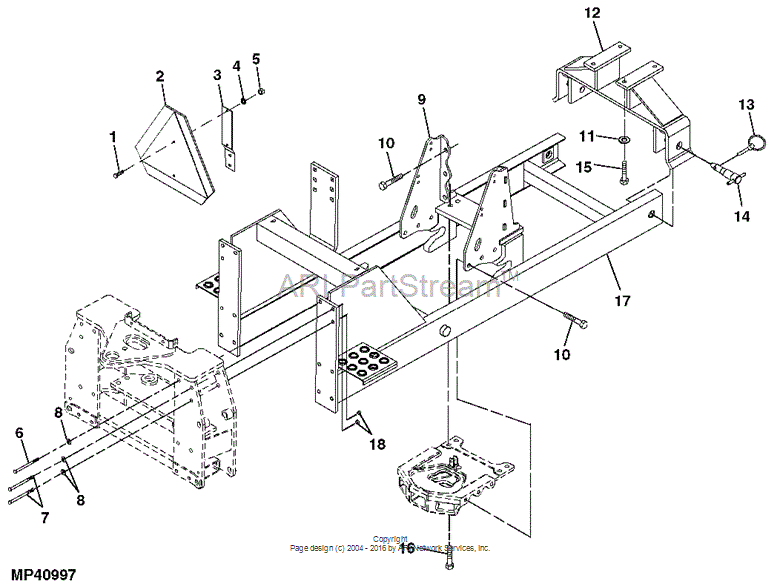 19M10275 Screw for JOHN DEERE