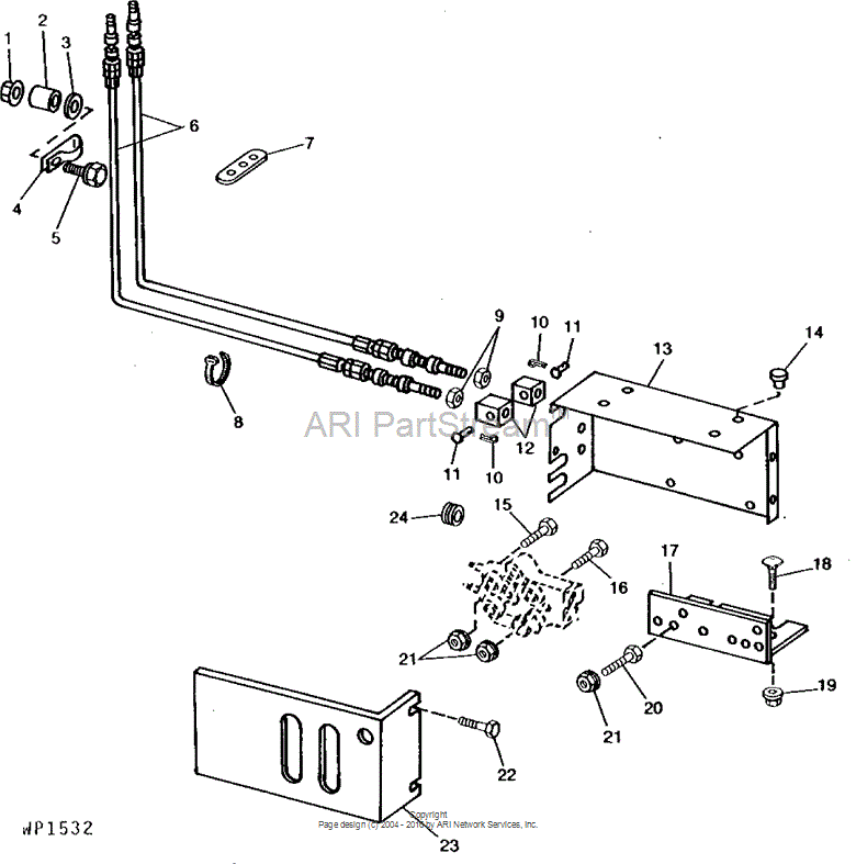 AW27924 Cable for JOHN DEERE