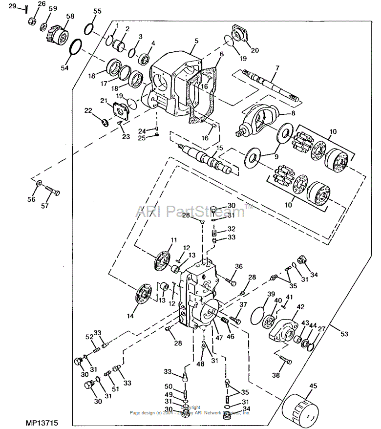 X05HP-4 Plug for JOHN DEERE