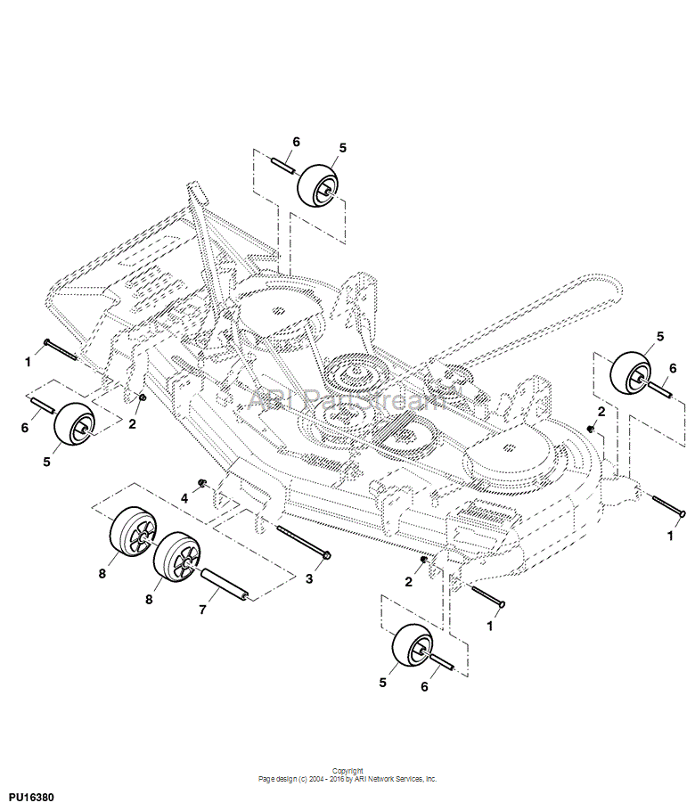 19M10348 Bolt for JOHN DEERE