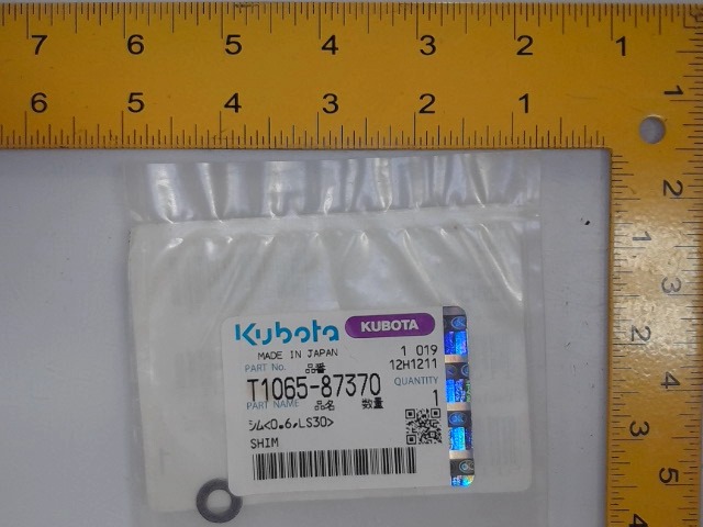 T1065-87370 Shim for KUBOTA
