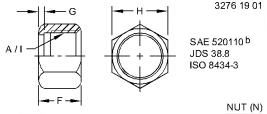 X4BL-S Nut for JOHN DEERE