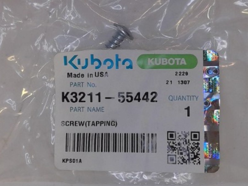 K3211-55442 Screw for KUBOTA