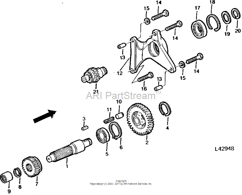 A365R Snapring for JOHN DEERE