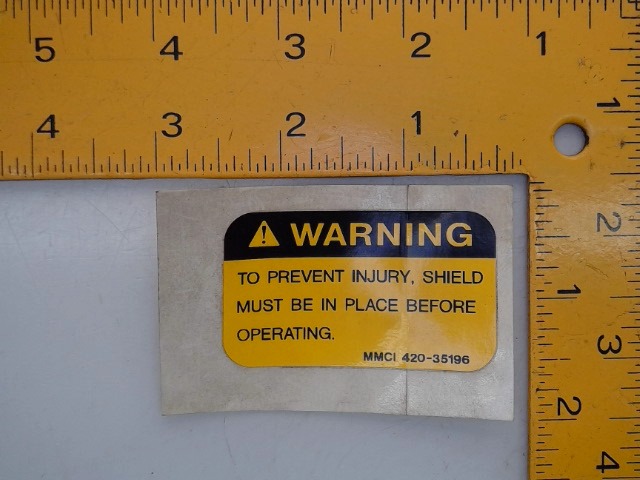420-35196 Decal for GEHL MANITOU