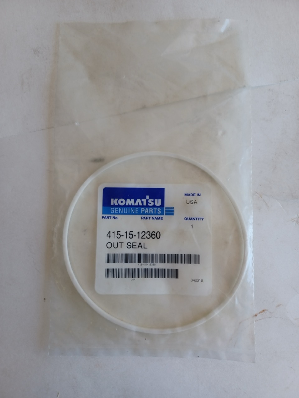 415-15-12360 Out Seal for KOMATSU