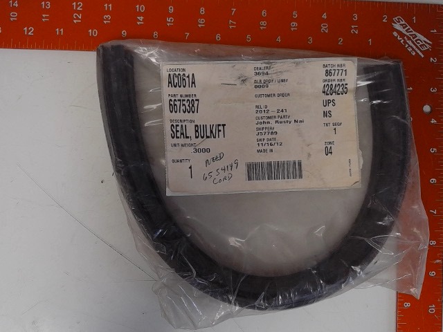 6675387 Seal/ft for BOBCAT