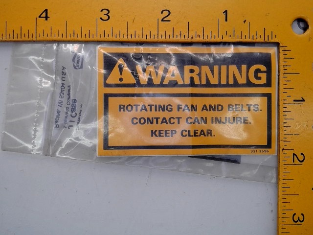 321-3596 Decal for CUB CADET