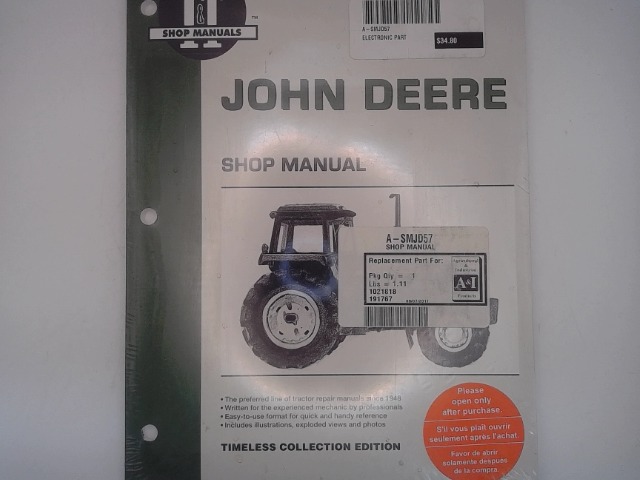 A-SMJD57 Manual for JOHN DEERE