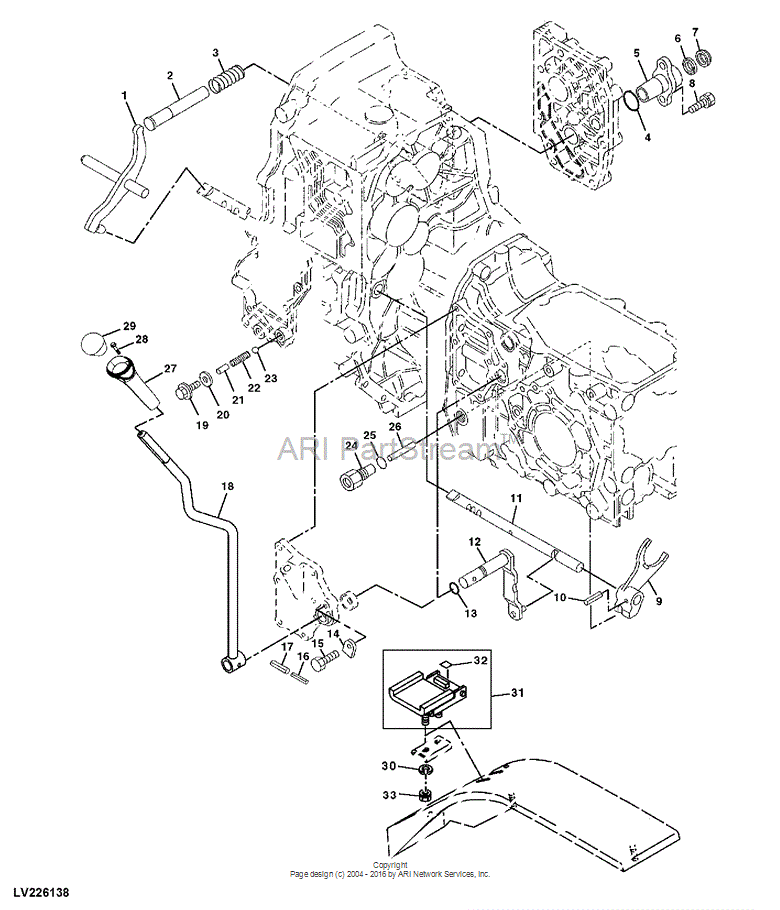 AM879393 Yoke for JOHN DEERE