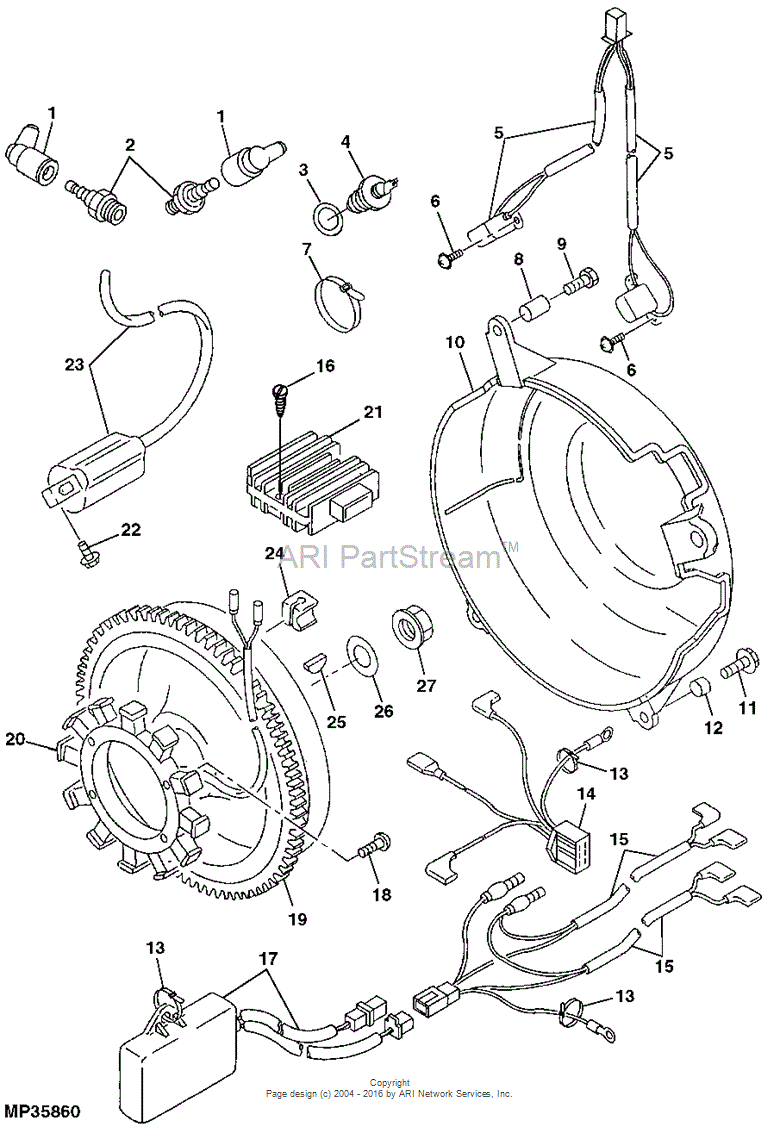 M122029 Coil for JOHN DEERE