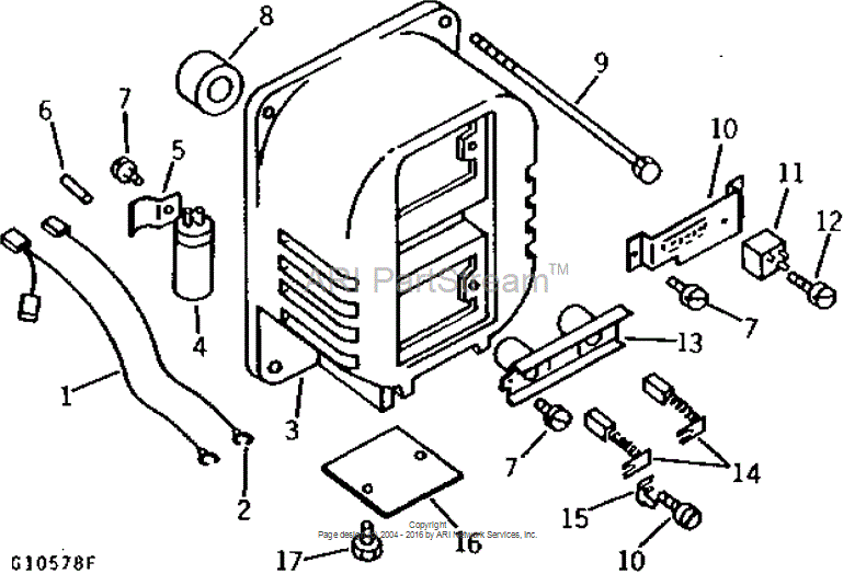 HE211-0238 End Bell for JOHN DEERE