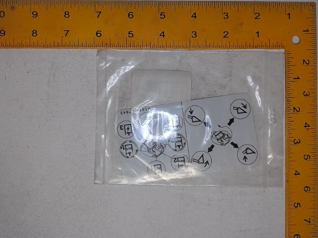 V1311-57943 Lable for KUBOTA