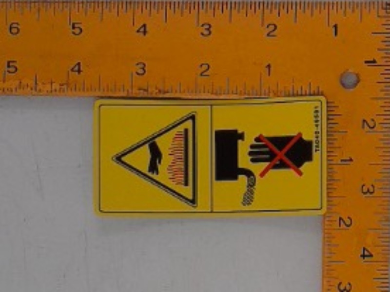 TA040-49580 Decal for KUBOTA