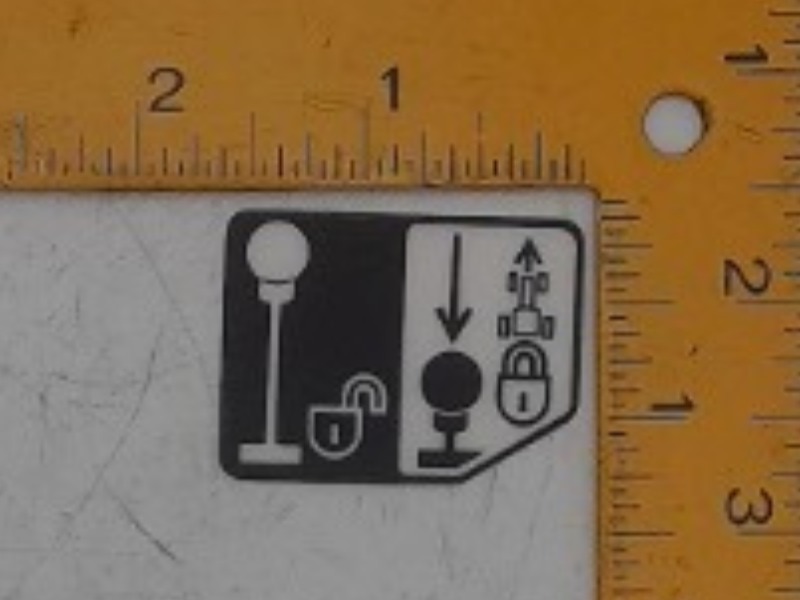 K2871-65350 Label for KUBOTA